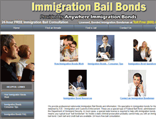 Tablet Screenshot of immigration-bonds.com